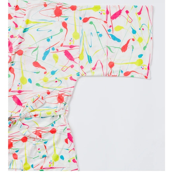 Highway Robery robe! Splatter print! - Picture 3 of 7